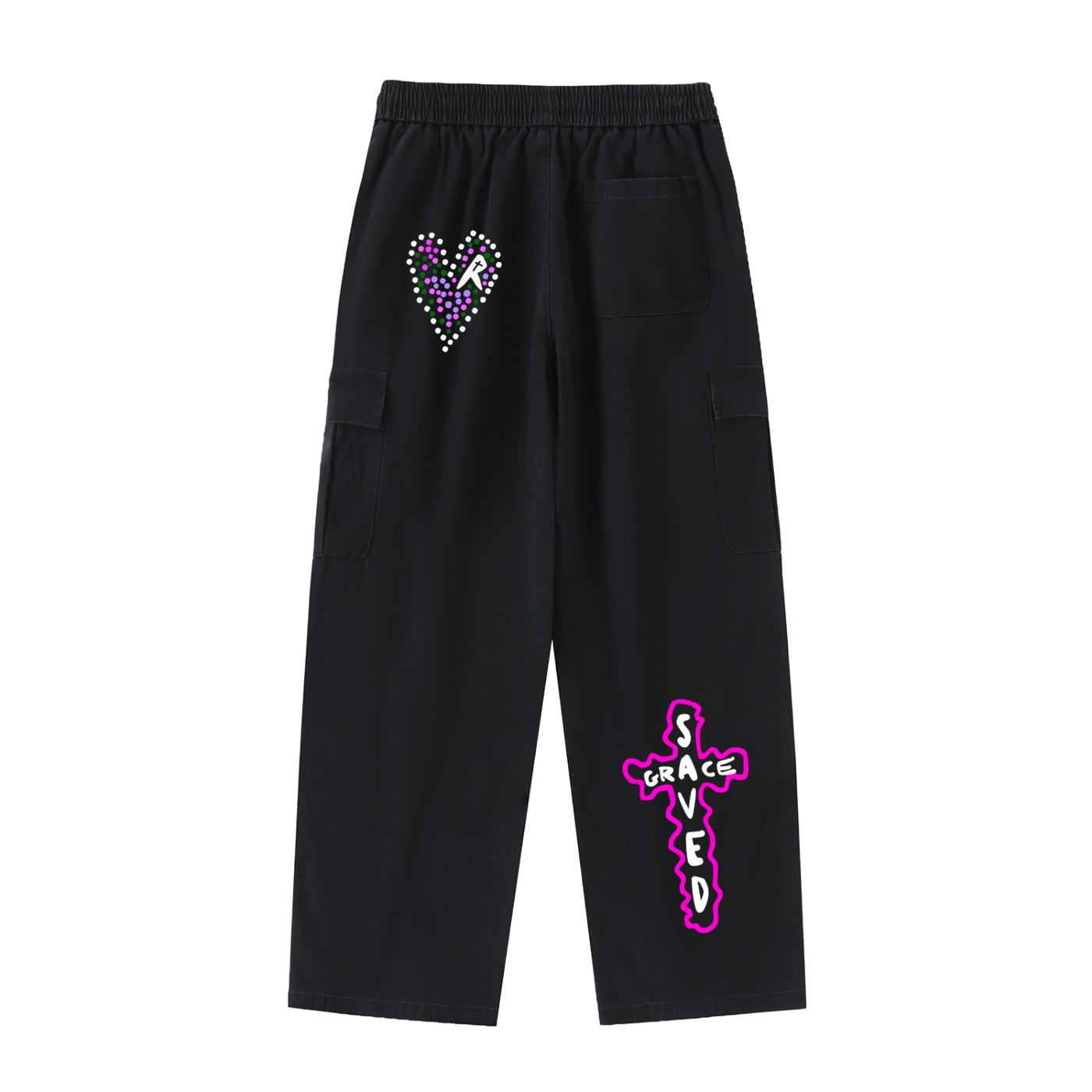 SAVED BY GRACE STRAIGHT LEG CARGO PANTS