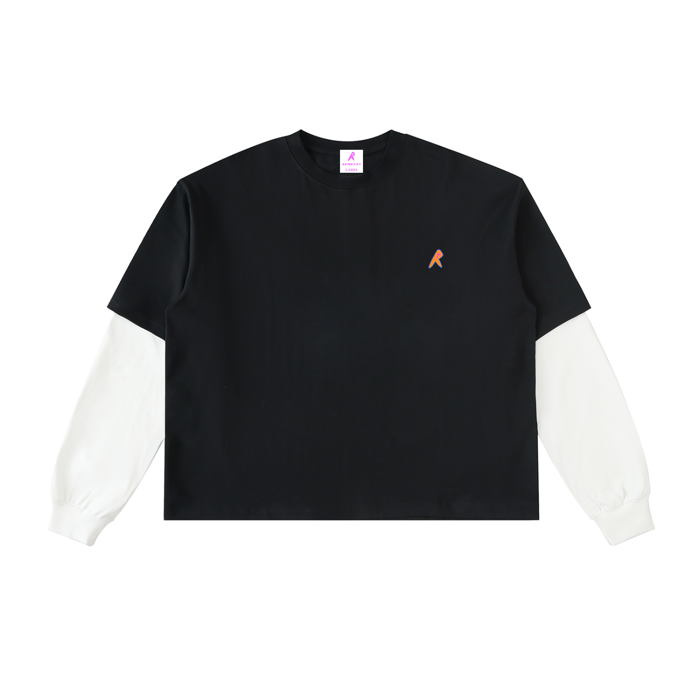 Contrast Sleeve Jesus Loves you Tee